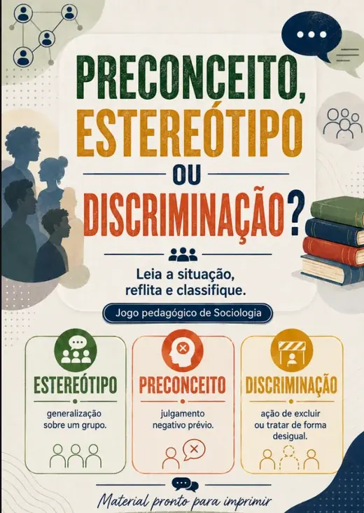 Preconceito, Estereótipo ou Discriminação?